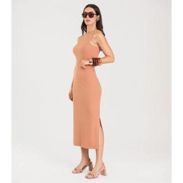 Imagem de Conjunto Feminino Regata e Saia Dianna Marrom-Feminino