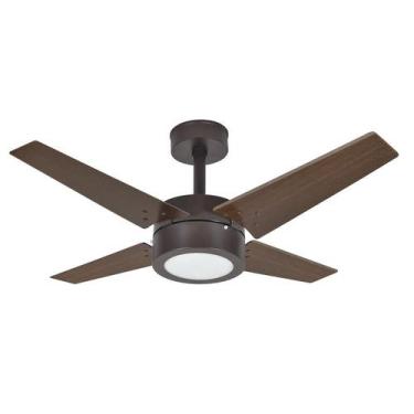 Imagem de Ventilador de Teto Infinity Linea LED 6000K Marrom 4 Pás 220 V 1054, 2
