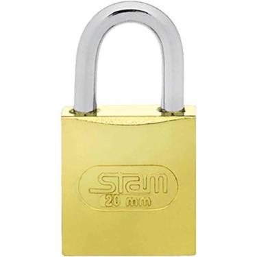 Imagem de Cadeado Latonado 20 mm, Stam