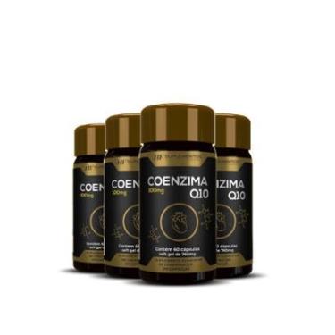 Imagem de 4X COENZIMA Q10 100MG 60CAPS HF SUPLEMENTOS-Unissex