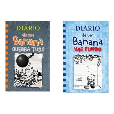 Imagem de Kit C/2 Livros Diário de Um Banana: V. 14 e 15 (Capa Dura) + Brinde - 