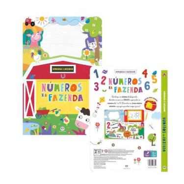 Imagem de Livro Magnético de Atividades - Aprendendo Números e Animais da Fazend