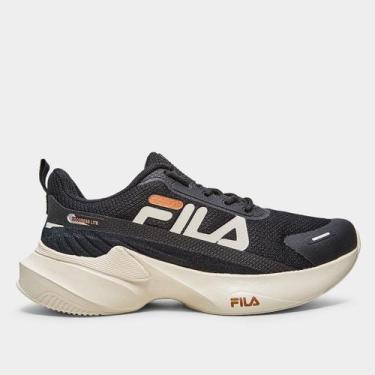 Imagem de Tênis Fila Progress Lite Feminino, Preto, Cobre, 37