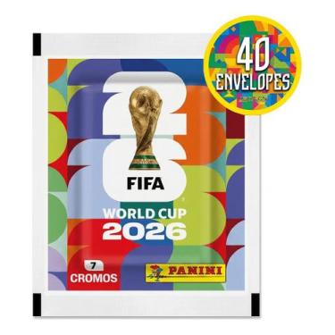 Imagem de Kit 280 Figurinhas Do Álbum Copa Do Mundo 2026- 40 Envelopes - panine