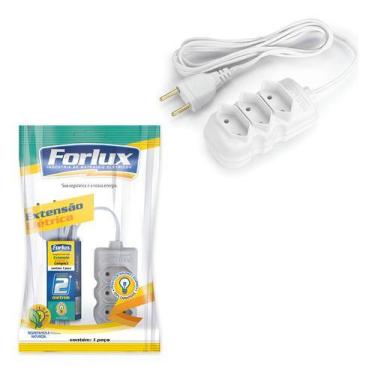 Imagem de Extensão Elétrica Bipolar 3 M Branco Compact 2p 10a/250v - HOME22