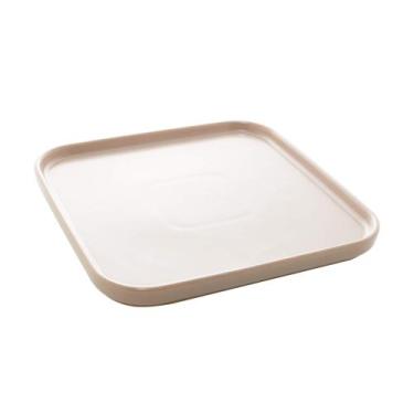 Imagem de Conjunto 2 pratos Cerâmica Nórdica Cinza Matt 21x21x2cm - BonGourmet