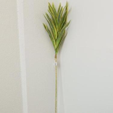 Imagem de Galho dracena reflexa real toque x23 verde amarelo 82cm - florarte