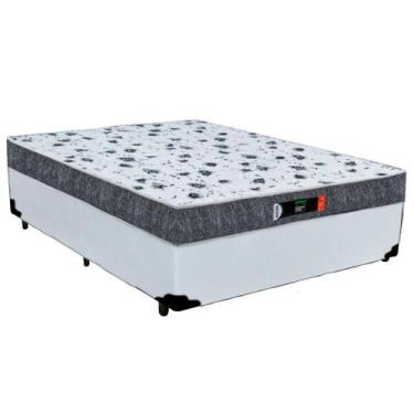 Imagem de Cama Box Casal + Colchão Ortopédico Resistente Pró D28 Colchões 138x18