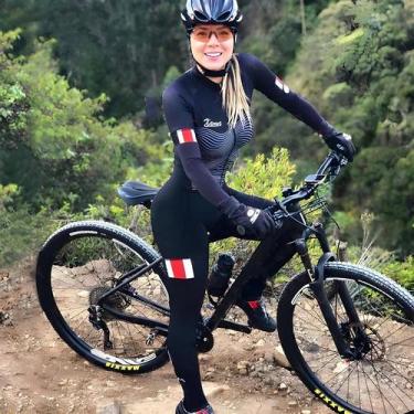 Imagem de Terno de Triatlo Feminino XAMA - Manga Comprida - Lycra - Primavera/Ou