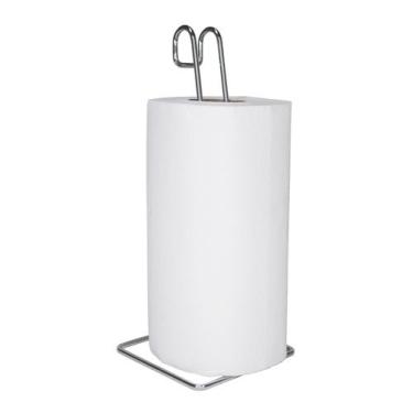 Imagem de Porta Papel Toalha Rolo Simples Bancada Mesa Inox Jomer 3035