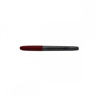 Imagem de Caneta P/Marcacao Perman.Indl Brasfort Vermelho - Kit C/12 Unidades