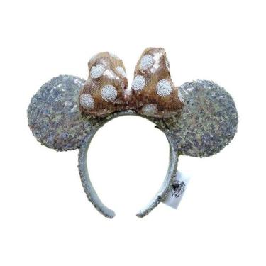 Imagem de Tiara De Orelhas Do Mickey Mouse Da Disney Para Meninas Com Lantejoula