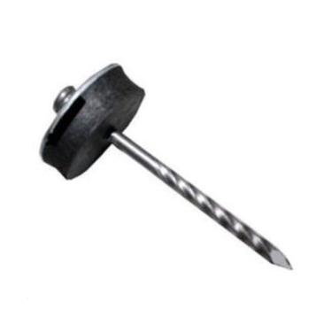 Imagem de Prego Telheiro 18x30 Ardox Galvanizado com Borracha de Vedação 33mm para Fixação de Telhas 500g