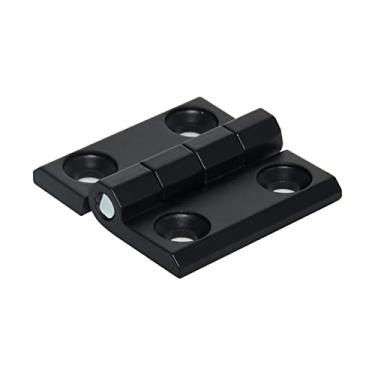 Imagem de Flyshop - Dobradiça de alumínio preta para porta com rolamento de esferas, 4,8 cm x 4,8 cm