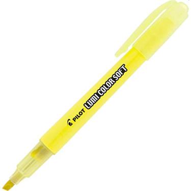 Imagem de Pilot Lumi Color Caneta Marca Texto Caixa de 12 Unidades, Amarelo, 4 mm