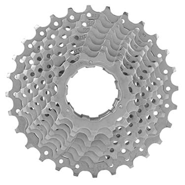 Imagem de Roda dentada de cassete de bicicleta, roda livre de bicicleta de níquel cromo aço design oco para bicicleta de estrada