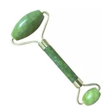 Imagem de Rolo Massageador Facial Pedra Jade Anti Rugas - Glo Roller