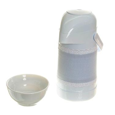 Imagem de Garrafa Térmica E Molhadeira Com Capa Quarto Bebê Menino