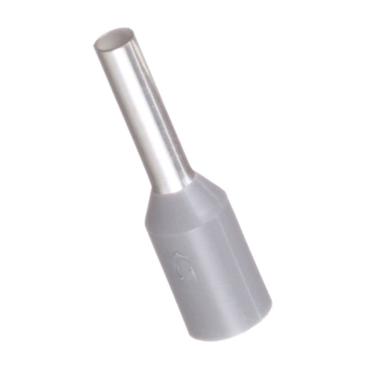 Imagem de Terminal Pré-Isolado Pino Ilhós Tubular Cinza (0,75mm) FSD76-6-D - Panduit