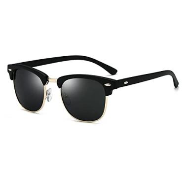 Imagem de Óculos de Sol Polarizado Masculino Feminino Design Olho Óculos de Sol Feminino Semi Sem Aro Clássico Óculos de Sol Oculos De Sol UV400,C8,A