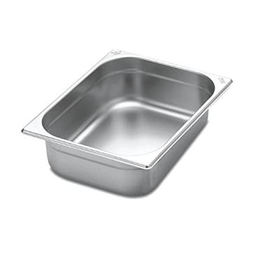Imagem de Kit 4 Cubas Gastronomica Inox 1/2x100mm com tampas Brasinox