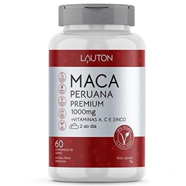Imagem de Maca Peruana Premium 1000 mg 60 Tabletes Lauton Nutrition