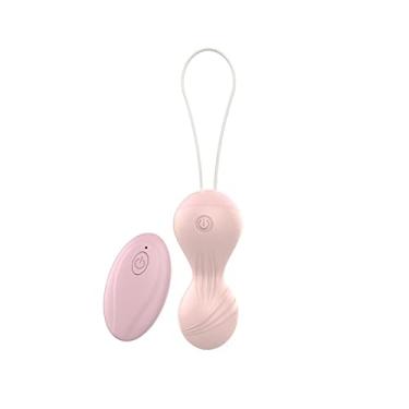 Imagem de Vibrador Controle remoto Kegel Bola Recarregável Silicone 10 Velocidades Ponto G Brinquedos Eróticos (Lilás)