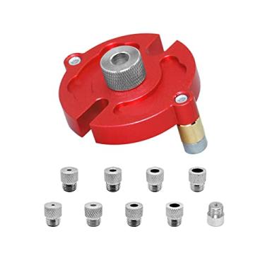 Imagem de Bothyi Guia de perfuração de cavilha para buraco de bolso vertical Ferramentas profissionais para marcenaria guia de broca furo gabarito de cavilha para trabalhador de fabricação de móveis