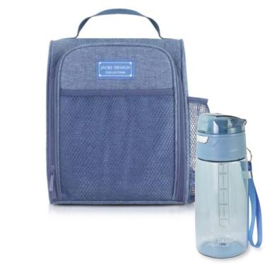 Bolsa Térmica Pequena Para Marmita Frasqueira Masculina Azul - CK Presentes Bolsa  Térmicas