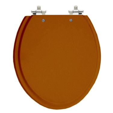 Imagem de Assento Sanitário Convencional Oval Caramelo Universal Tampa Vaso Deca-Incepa-Celite-Ideal-Roca