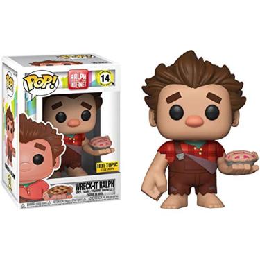 Imagem de Funko Wreck-It Ralph (exclusivo Hot Topic): Ralph Breaks The Internet x POP! Boneco de vinil da Disney e 1 pacote protetor gráfico de plástico PET compatível com Pop! [#014/33611 - B]