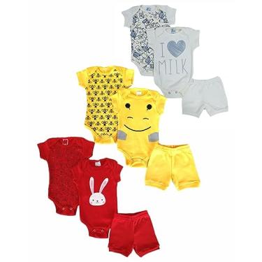 Imagem de 3 kits Body Menina ou Menino com 9 Peças VERÃO