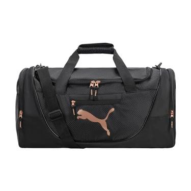 Imagem de PUMA Bolsa esportiva feminina Evercat Candidate, Preto/ouro rosa, tamanho nico