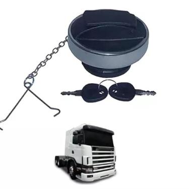 Imagem de TAMPA TANQUE COMBUSTIVEL AÇO PARA SCANIA P94 114 124 SERIE 4 E 5 NTG