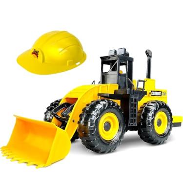 Imagem de Generic - Trator Gigante Pá Carregadeira Columbus 51cm + Capacete