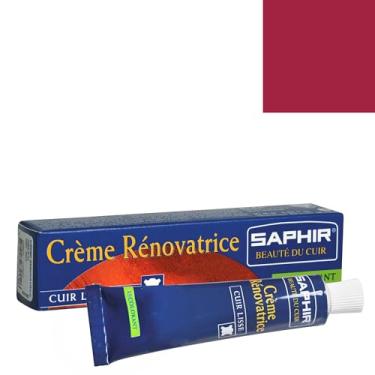 Imagem de Saphir Reparo de couro com creme para renovar – Recolorante para sapatos, botas e móveis, Fuschia, 25ml