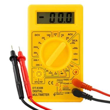 Imagem de Multimetro Digital Exbom Com Bateria 9V - Dt-830