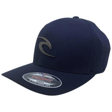 Imagem de Boné Aba Curva Rip Curl Wave Icon Metal Logo Navy Gold