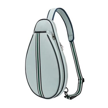 Imagem de Generic Saco de tênis saco de armazenamento de tênis sacola de tênis equipamentos feminino masculino bolsa de ombro saco de transporte saco de raquete de, Azul claro