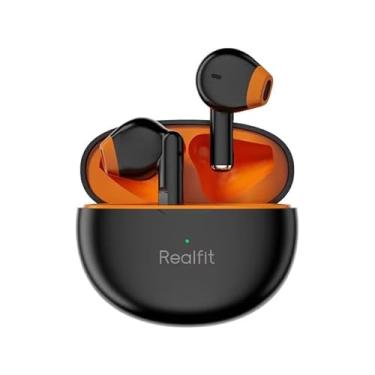 Imagem de Fone de Ouvido Bluetooth Sem Fio Realfit F2 | Bluetooth 5.3 | Baixa Latência em Jogos | True Wireless Sport | Controle Touch | Microfone embutido | Headset (Preto)
