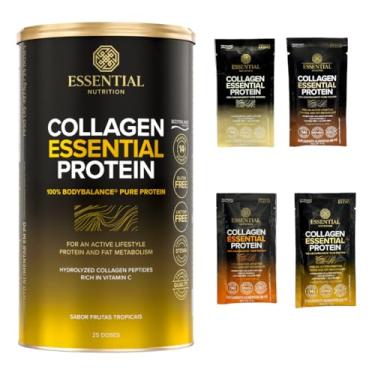 Imagem de Collagen Essential Protein sabor Frutas Tropicais + 4 Amostras Sortidas - Essential Nutrition