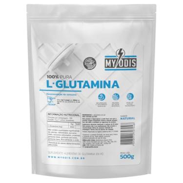 Imagem de L-Glutamina 500g - 100% Pura Importada - Suplemento em Pó - Myódis