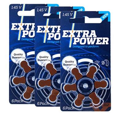 Imagem de 18 Pilhas Baterias 312 Pr41 Aparelho Auditivo Extra Power