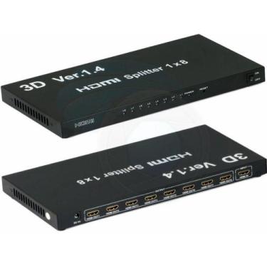 Imagem de Divisor Splitter Hdmi 1X8 Saidas - 1080P 1.4 3D - Jc Cabos
