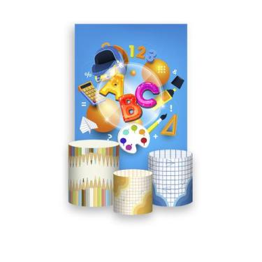 Imagem de Painel De Festa Vertical 1,50 x 2,20 + Trio De Capas Cilindro - Format
