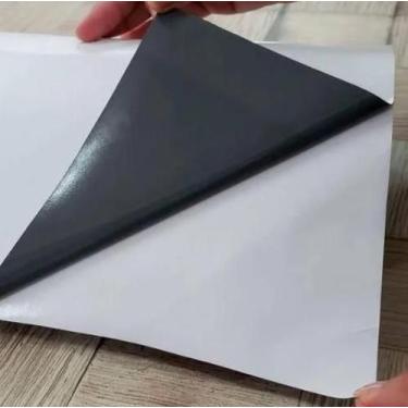 Imagem de Película Adesiva Vinil Blackout Branco Com Verso Preto Isola Luz Janel