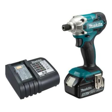 Imagem de Parafusadeira De Impacto A Bateria 18v 5ah Dtd156 Makita Bivolt