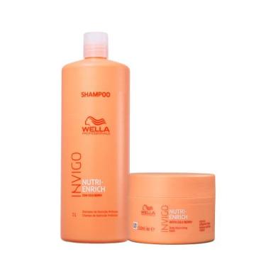 Imagem de Wella Professional Invigo Nutri Enrich Kit Nutritivo (2 Produtos) - We