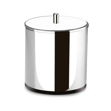 Imagem de Lixeira com Tampa Brinox Decorline 3,2 L - Ø 15,5 x 17 cm Aço Inox, Pr