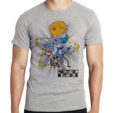 Imagem de  Camiseta Cartoon Network personagens  Blusa criança infantil juvenil 